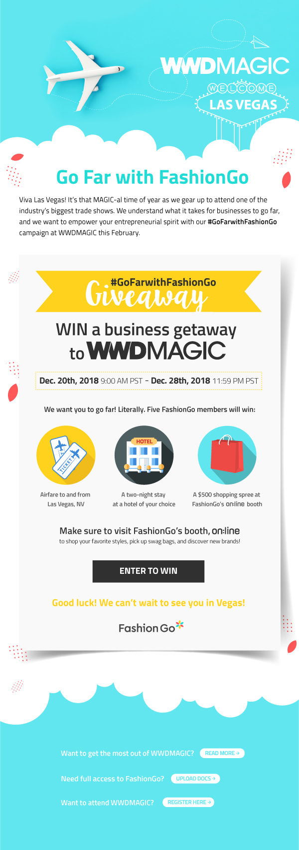 FashionGo Newsletter design